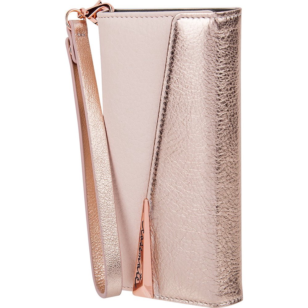 CaseMate CM034742 Folio Leather Wristlet Case for iPhone 6/6S/7 Rose