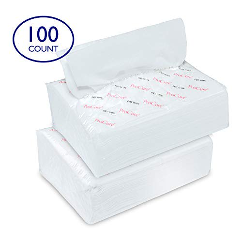 Ultra Soft Dry Wipes for Baby and Adults, 100 Count Convenient