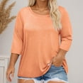 thumbnail image 1 of Haut à Bavette Grande Taille Blouse Habillée Femme Blouse Raglan Femme Blouse Turquoise pour Femme Grande Taille Non Chemises Femme Blouse de Rodéo Femme Blouse Foncée Polyester Blouse Femme 3x T-Shirts Femme, 1 of 3