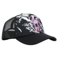 thumbnail image 4 of Spider-Man Pink Spidey Logo with Black-and-White Background Black Foam Trucker Hat, 4 of 6