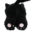 thumbnail image 4 of Stuffed Animal Cute Black Cat with Long Eyelashes, 4 of 4
