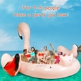 thumbnail image 6 of Topbuy 6-Person Inflatable Bird Island Party Flamingo Floating Island With Electric Pump, 6 of 10