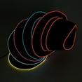 thumbnail image 4 of Premium Light Up Hat Uses EL Wire Bright LED Blinking Flashing Jazz Cap, 4 of 5