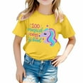 thumbnail image 1 of TZEWGL Chemise Mignonne pour Fille Garçon Imprimé Col Rond Manches Courtes Ample pour Bébés Taille 8-9T, 1 of 4