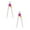 A22 2PCS Pink One Size, variant on 2 Pairs Easy To Use Cheater Training Chopsticks For Children And Adults Learning Chopstick Detachable For Beginners One Size Abs Gift