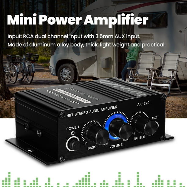 marque generique - Mini Audio Amplificateur de Puissance Amp Haut