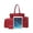 Red, variant on MUSOIE Women Fashion Handbags Wallet Tote Bag Shoulder Bag Top Handle Satchel Purse Set 4pcs