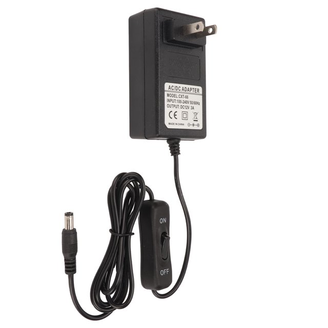 DC Power Supply Adapter, 12V Power Adapter Stability Protection Function Portable For DC Equipment EU Plug 12V 2A 24W,UK Plug 12V 2A 24W,AU Plug 12V 2A 24W,US Plug 12V 3A 36W