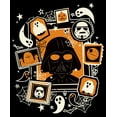 thumbnail image 2 of Men's Star Wars: A New Hope Halloween Darth Vader Picture Framed Graphic Tee Black 3X Large, 2 of 5
