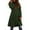 Army Green, variant on Winter Long Blend Overcoat Thickened Plus Size Double Trench Jacket With Belt For Cold Weather Fashion Outerwear winter clothing for women