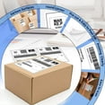thumbnail image 5 of NefLaca Half Sheet Labels with Rounded Corner, White Shipping Labels - 5-1/2" X 8-1/2" - 400 Labels, 5 of 8