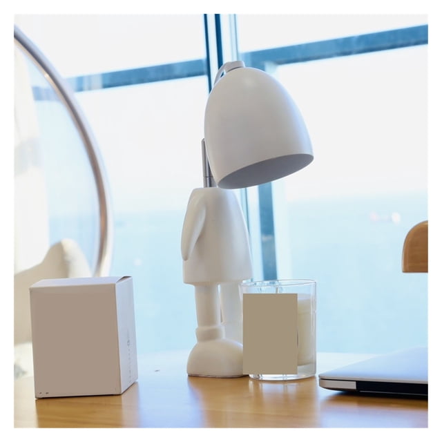 Handmade Warmer Robot Art Desk Table Lamp Candle Warmer + Gift For Halogen Bulb ,Long Lasting