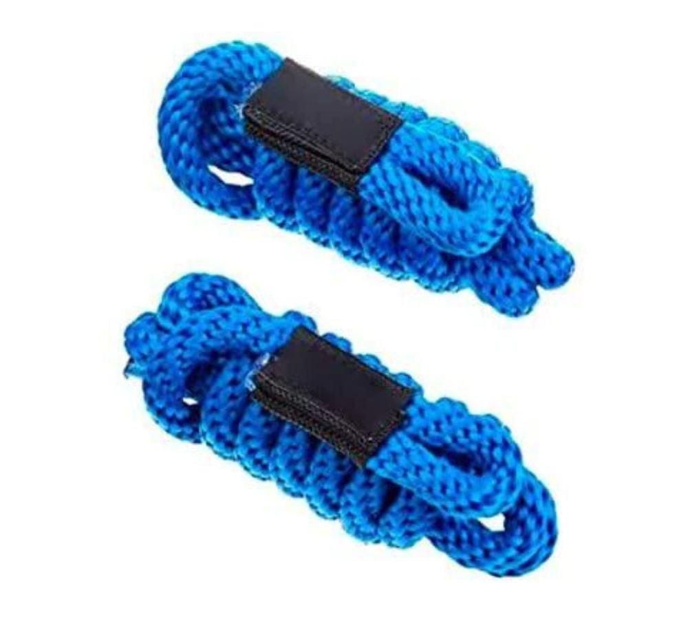 Blue Dog Marine Fender Line, 3/8" X 5' Solid Braid Boat Fender Lines, Fender Boat Lines, Set of 2 Buoy Marine Rope for Boats