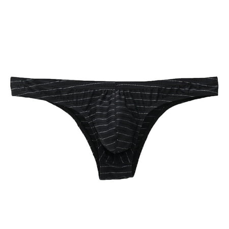 

TZNBGO Man Thong Men s Bikini Briefs Half Hip Low Waist Color Striped Panties Vasectomy Underwear Lingerie For Men Father Day Gifts From Daughter4367