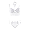 thumbnail image 2 of Gibobby Lencería sexy para mujer Ropa Dormir Mujer Sexy Accesorios erotico Ropa Sexi para Mujer lencería de Princesa Brasier y calzon Mujer Tanga Sexy Mujer(Blanco, CH), 2 of 5
