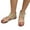 Beige, variant on Gladiator Sandals for Women Summer Dressy Western Ankle Strap Beach Shoes Flip Flops Flats
