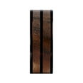 thumbnail image 2 of Exotic Dark Walnut Wood Twin Inlay Black Titanium Wedding Band, 8mm, Size 8.5, 2 of 4