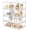 4 Small+2 Wide, variant on Stackable Acrylic Storage Drawers 4 Pack Clear Organizer for Bathroom Vanity Makeup and Beauty Supplies