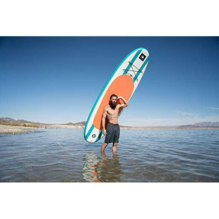 Tobin Inflatable Paddleboard Hardshell Paddle Board Aqua Plus 6inches Thick Inflatable SUP For All ...