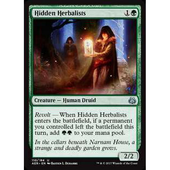MtG Aether Revolt Uncommon Hidden Herbalists (Foil) #110