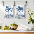 thumbnail image 3 of Blue Octopus Coastal Kitchen Towels Set of 4, Beach Starfish Nautical Coral Shell Absorbent Dish Towels for Kitchen, Microfiber Hand Towel, Quick Drying Tea Towel for Cleaning Decorative Dishcloths, 3 of 7