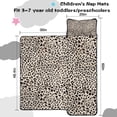 thumbnail image 5 of Black and Tan Leopard Print Toddler Nap Mats for Kids Preschool,Sleeping Mat Bag or Kids,Toddler Sleeping Bag,Toddler Nap Mat or Daycare, 5 of 6