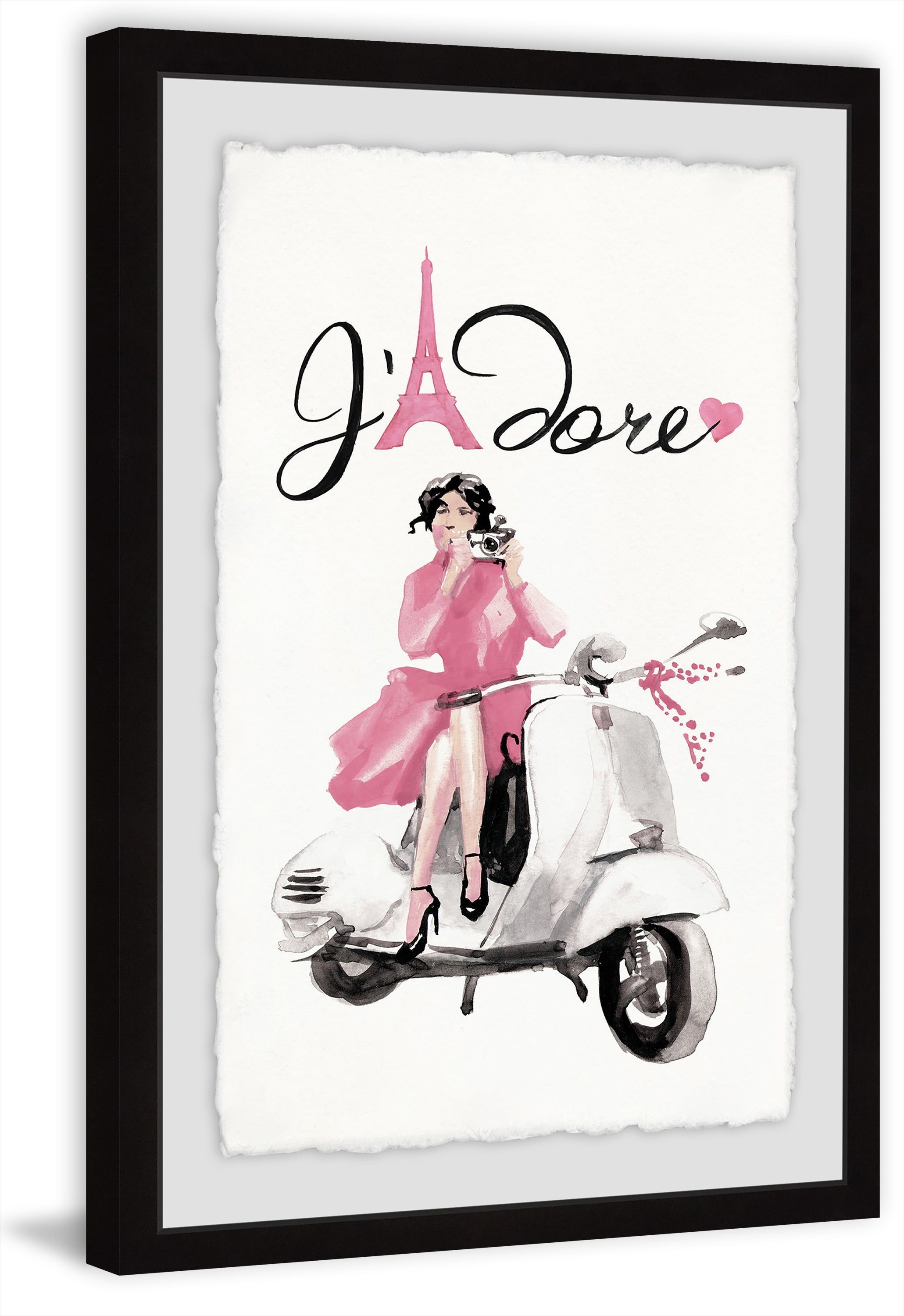 I Adore Framed Painting Print