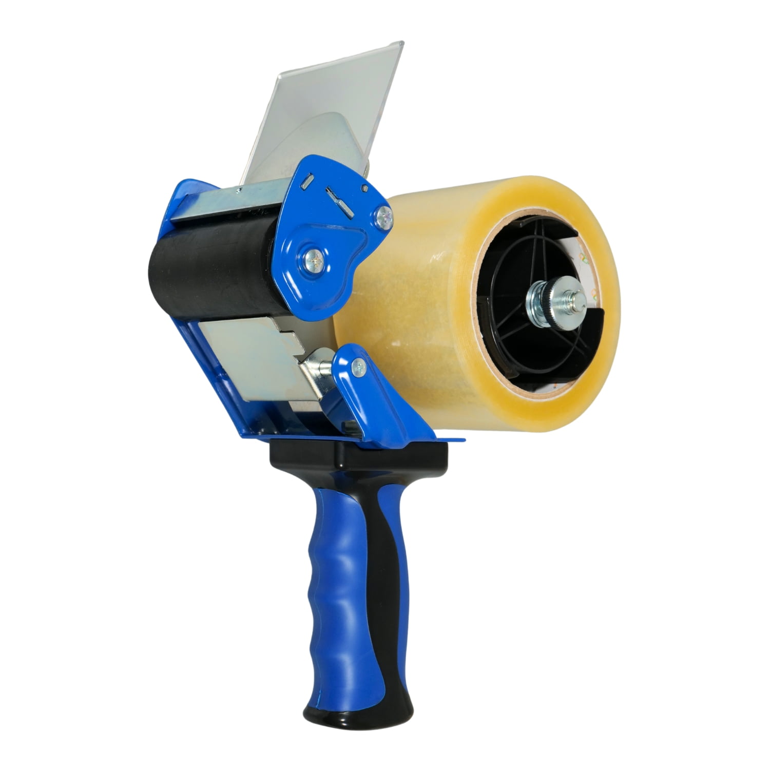 MMBM Blue Packing Tape Dispenser Heavy-Duty 3-Inch Wide Tape Dispenser with Retractable Blade and Extra Sharp Teeth 1 Each