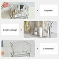 thumbnail image 3 of unbranded 2Ud Caja De Almacenamiento Transparente Para Escritorio Con Asa Y Apilable, 3 of 8