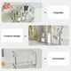 thumbnail image 4 of 2 cajas de almacenamiento transparentes, apilables, organizadoras, de sobremesa, para maquillaje, 4 of 6