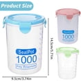 thumbnail image 2 of Air Tight Dog Food Storage Container,Airtight Dog Food Storage Container,Plastic Dog Food Storage Container,Dog Food Storage Container Airtight,Dog Food Storage Container Small,1000ml*1Pc, 2 of 3