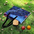 thumbnail image 6 of Cosmic Butterfly Floral Watercolor Art Outdoor Picnic Blanket, Foldable Waterproof Beach Mat, Portable Beach Blanket for Beach Camping, Hiking, Family Concerts, 6 of 8
