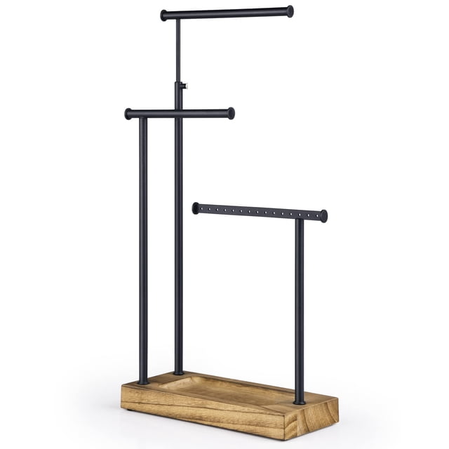 Soporte organizador de joyas SRIWATANA, soporte extra alto para collares