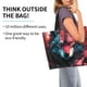 thumbnail image 2 of Fotbe Red Flame Wolf Head Bolsa Tote Estética de Lona con Estampado para Mujer - Bolsa Reutilizable de Hombro Casual para Vacaciones, Compras, Trabajo y Gimnasio, 2 of 8