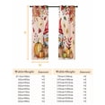 thumbnail image 6 of Fsddascl Fall Gnomes Blackout Curtains for Bedroom/Living Room, Thermal Insulated Kitchen Curtains, Thanksgiving Pumpkins Red Maple Leaf Pink Grommet Darkening Window Treatment Drapes 52"x84"x2, 6 of 6