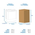 thumbnail image 4 of Lavadora Atvio Semiautomática Doble Tina 18 Kg Blanca, 4 of 5
