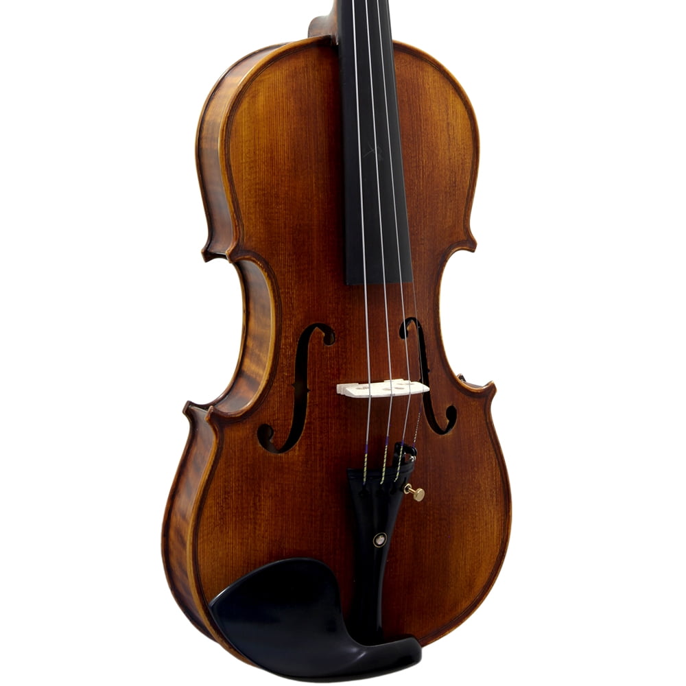 SKY 4/4 Full Size SKYVNSH100 Premium Hand Carved Ebony Fitted Violin Outfit  - Walmart.com