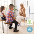 thumbnail image 5 of ECR4Kids Daisy Stackable Stool with Glides Seating Set, Flexible Seating, Chocolate, 8-Piece, 5 of 9