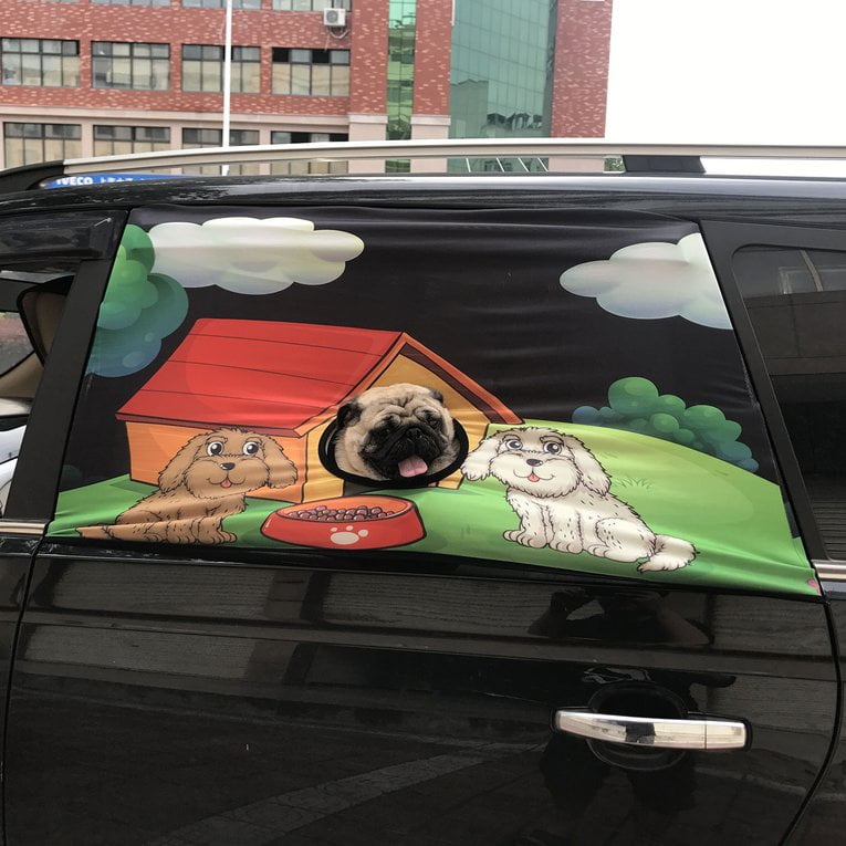 Dog car window guard sale