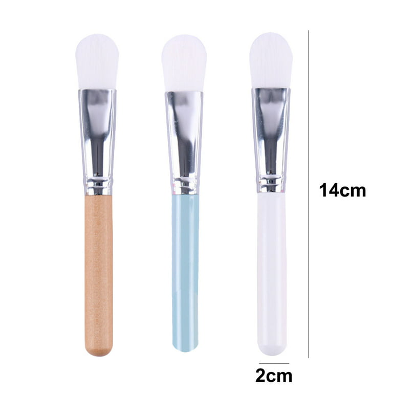 Fan Brushes Silicone Brushes for Facials, 4 Pcs Face Mask Applicator  Brushes Mak
