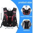 thumbnail image 3 of Running Hydration Vest Backpack,Lightweight Insulated Pack with 1.5L Water Bladder Bag Daypack for Hiking Trail Running Cycling Race Marathon for Women Men, 3 of 7