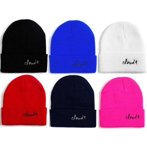 Cloud 9 - Kids Unisex Beanie Cap Knitted Warm Soft Solid Color 100% Acrylic Boys and Girls (7-14 years old)(1 Piece only, choose your color)