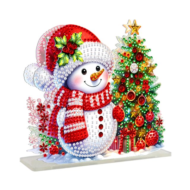 Servilletero Con Adorno Mesa Acrílico Navidad Doble Cara para Del Y La Oficina