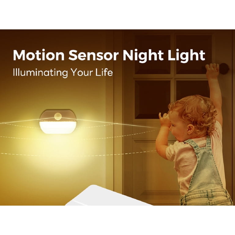 Zisuyu 3-Pack Rechargeable Motion Sensor LED Night Lights photo 6