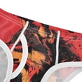 thumbnail image 4 of Ckdifva Wolf Face Red Boys Underwear Briefs Cotton Panties Active Stretch Briefs One Pack, 4 of 6