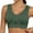 Gray Green, variant on MINTREUS Women's Sports Bra Moderate Support Wide Strap Mesh Breathable Fitness Workout Yoga Bra
