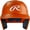 Orange, variant on Rawlings RX2 Batting Helmet | NOCSAE Certified Baseball Helmet