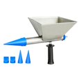 thumbnail image 3 of davian Cement Mortar Sprayer Electric Grouting Machine Caulking Device Portable Pointing Tool with Three Nozzles for Tile Seam Filling Suitable for Building Restoration Home Masonry metal blue, 3 of 8