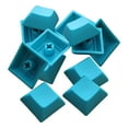 thumbnail image 1 of 12 Keys PBT DSA Keycaps Blank Printed DIY For Gaming Mechanical Keyboard, grainy Lake Blue, 1 of 5