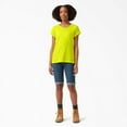 thumbnail image 4 of Dickies Women's Cooling Short Sleeve Pocket T-Shirt, Bright Yellow, 2X, 4 of 5